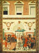 Pietro Perugino The Miracles of San Bernardino: The Healing of a Mute Sweden oil painting artist